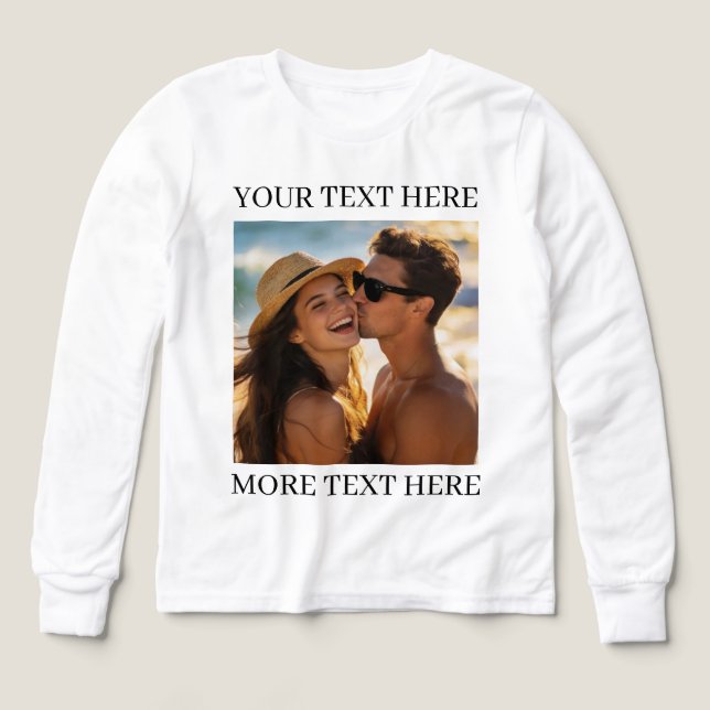 Foto und Text (Design Vorderseite)