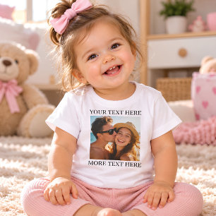 Foto und Text Baby T-shirt