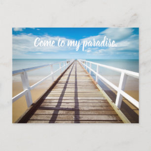 Foto und Text hochladen Postkarte