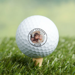 Foto und Text Personalisiert Beste Opa von Par Golfball