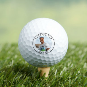 Foto und Text Personalisiert Bester Golfer nach Pa Golfball