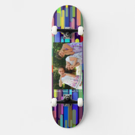 Foto- und Textfarbige Hintergrundinformationen per Skateboard
