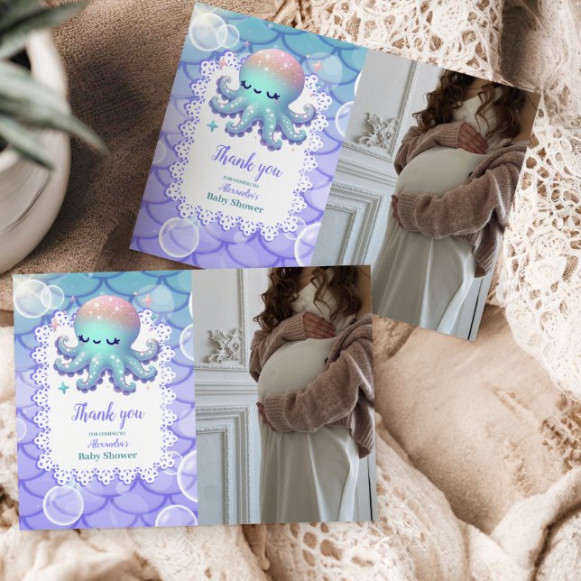 Foto unter der Wasserfarbendusche Dankeskarte (Von Creator hochgeladen)