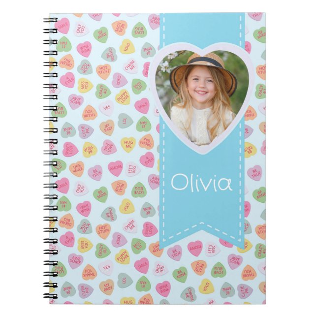 Foto Valentine SpirituosenNotebook Notizblock (Vorderseite)
