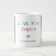 Foto Vatertag Tasse mit Kindernamen - Geschenk