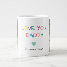Foto Vatertag Tasse mit Kindernamen - Geschenk