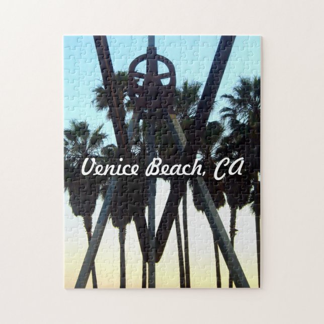 Foto Venedig-Strand-Himmel-Los Angeles Kalifornien (Vertikal)