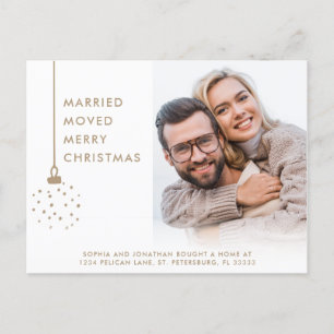 Foto Verheiratet Umgezogen Frohe Weihnachten
