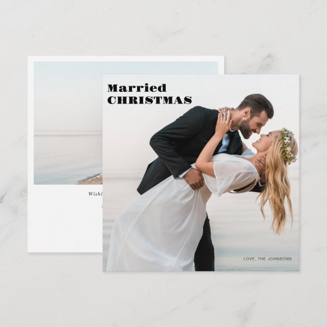 Foto Verheiratet Weihnachten (Vorne/Hinten)