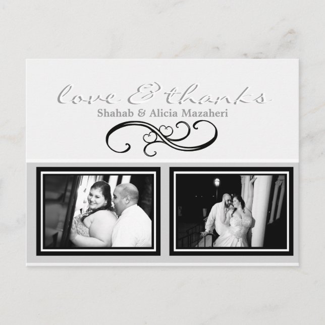 Foto Vielen Dank Benutzerdefinierte Postkarte mit  (Vorderseite)