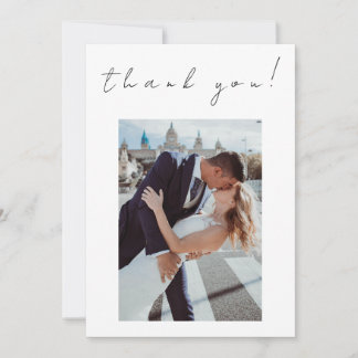 Foto Vielen Dank für Ihre Hochzeitskarte - Zwillin Einladung