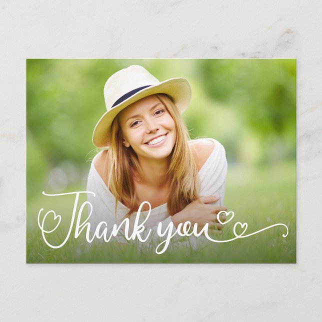 Foto Vielen Dank von der Graduate Postkarte (Vorderseite)