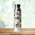 Foto Vintag Snapshots Trinkflasche<br><div class="desc">Personalisierte Bildunterschriften über 15 Fotos mit Vintagem Rahmen; Metallflasche sieht aus wie Fotos,  die auf den Kühlschrank aufgeklebt sind!</div>