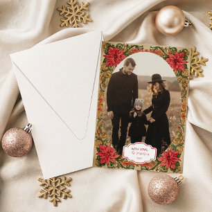 Foto Vintage Barock Weihnachtsstern Weihnachten