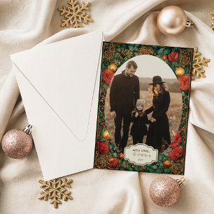 Foto Vintage Gold Amaryllis Weihnachten