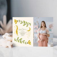 Foto Vintage Himmels Botanische Babyparty