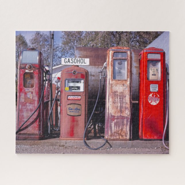 Foto Vintager Gaspumpen (Horizontal)