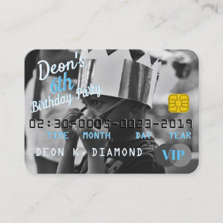 Foto VIP Geburtstagskarte Einladungen
