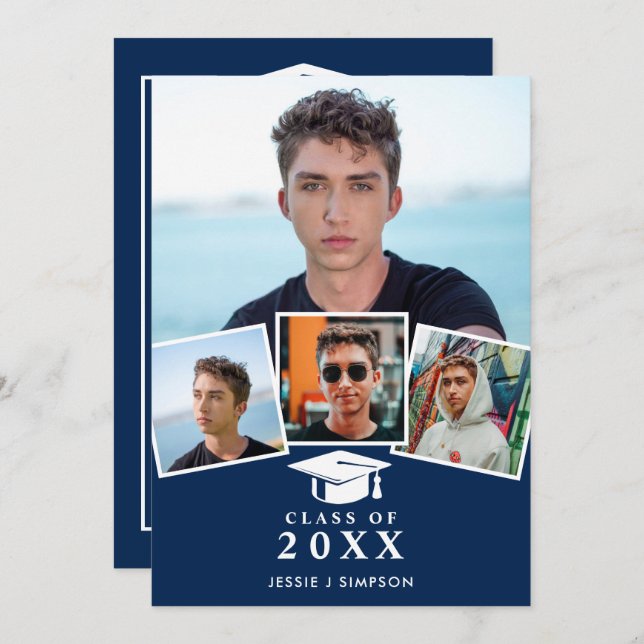 Foto VIRTUAL Graduation Party Einladung (Vorne/Hinten)