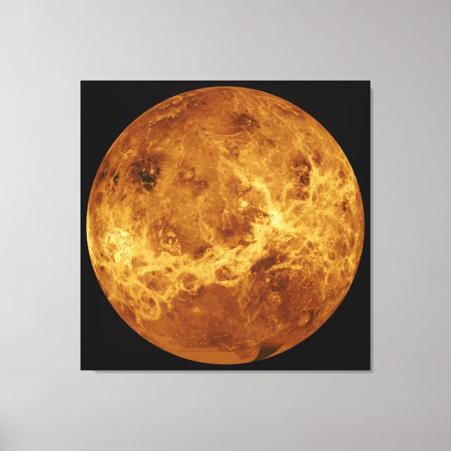 Foto vom Planeten Venus Leinwanddruck (Vorderseite)