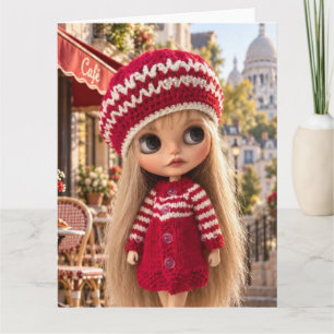 Foto von Blythe-Puppe Karte