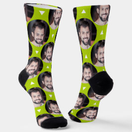 Foto von Boyfriend for Girlfriend Fun Bright Green Socken