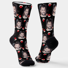 Foto von Boyfriend für Freundin Weihnachten Socken