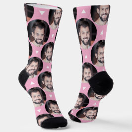 Foto von Boyfriend für Girlfriend Light Pink Niedl Socken