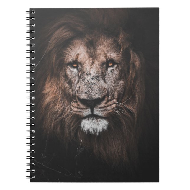 FOTO VON BROWN LION NOTIZBLOCK (Vorderseite)