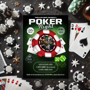 Foto von einer Club-/Firmen-Casino-Poker-Nacht Einladung