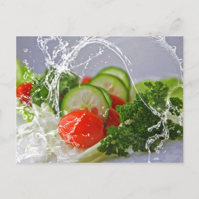 Foto von Gemüse Postkarte (Vorderseite)