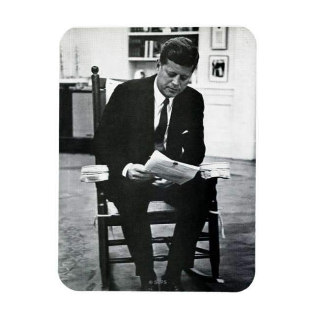 Foto von John F. Kennedy 2 Magnet (Vertikal)