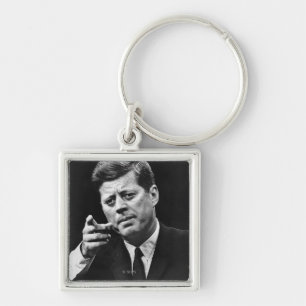 Foto von John F. Kennedy 3 Schlüsselanhänger