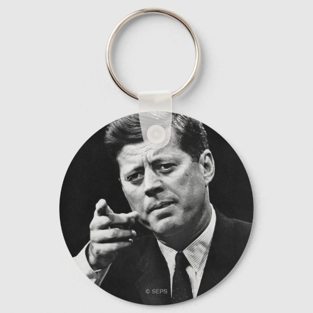 Foto von John F. Kennedy 3 Schlüsselanhänger (Vorderseite)