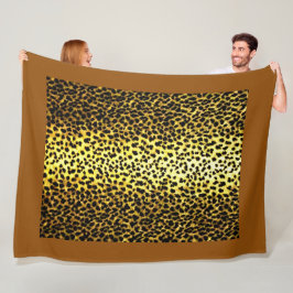 Foto von Leopard Wallpaper Fleecedecke