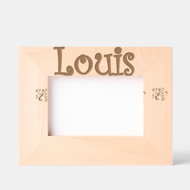 Foto von Louis / Custom fram Geätzte Rahmen (Vorderseite)