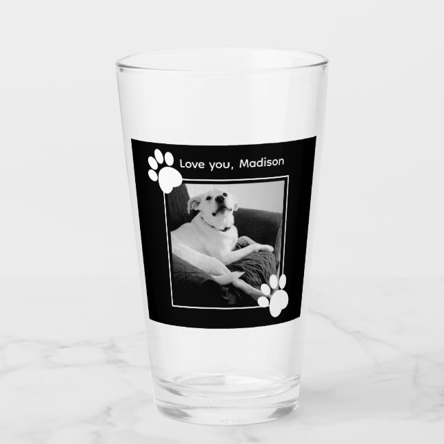 Foto von Niedlichen Gesprächspartnern und schwarze Glas (Vorderseite)