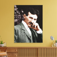 Foto von Nikola Tesla im Alter von 40 Jahren