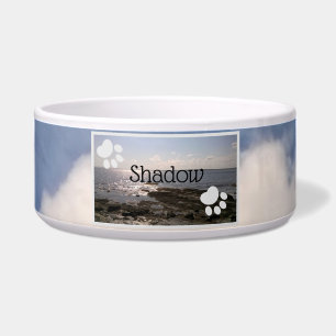 Foto von Sky- und Sea Paw-Prints Name des Hundes h Napf