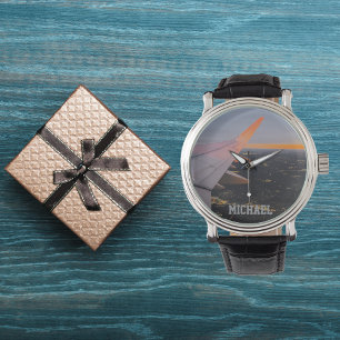 Foto von Sonnenaufgang, personalisiert Armbanduhr