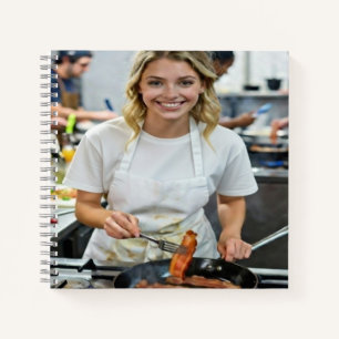 Foto von Speckkochen anpassen Notizbuch