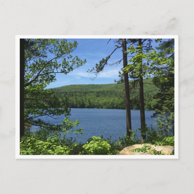Foto von Squam Lake, Holderness New Hampshire Postkarte (Vorderseite)