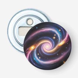 Foto von Sternen und Galaxien verschiedener Farben Flaschenöffner