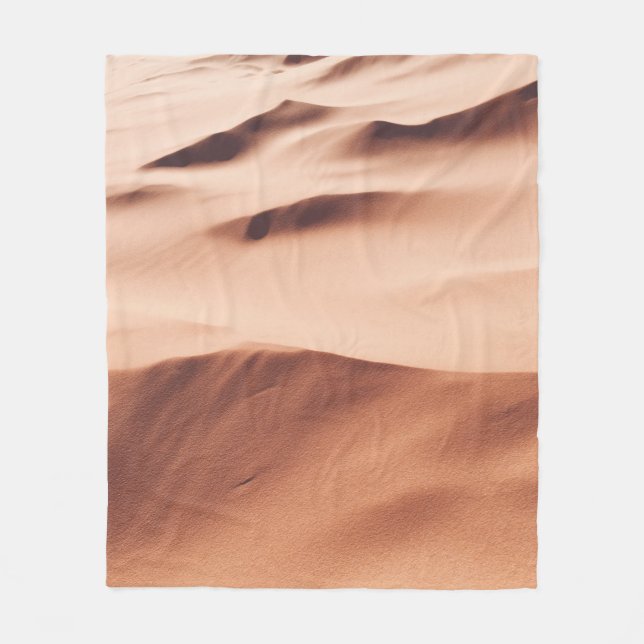 FOTO VON WÜSTENSAND FLEECEDECKE (Vorderseite)
