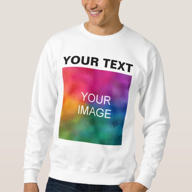 Foto-Vordergrunddruckgeräte für das Logo des Kunde Sweatshirt (Vorderseite)