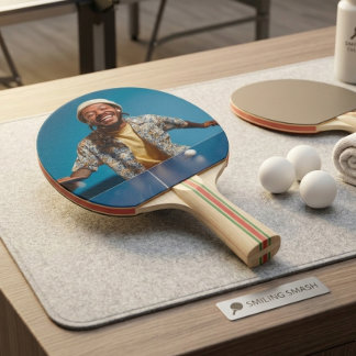 Foto-Vorlage Geschenk Tischtennis Schläger