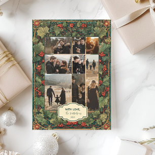 Foto VRustic Holly Christmas Party Feiertagskarte