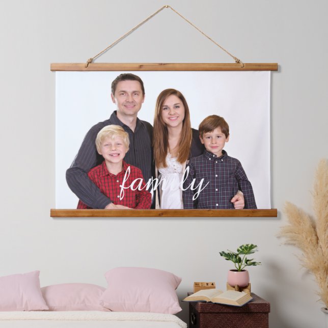 Foto Wandteppich Mit Holzrahmen (Schlafzimmer)