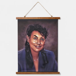 Foto Wandteppich Mit Holzrahmen