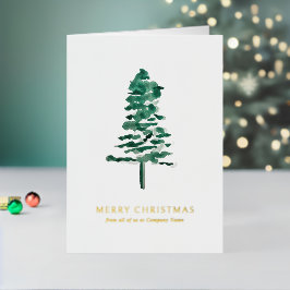 Foto Wasserfarbe Pine Tree Weihnachten